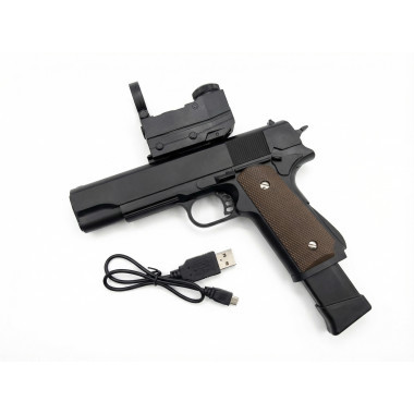 Пистолет пневматический с прицелом и зарядным устройством - 04-1