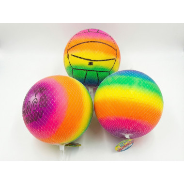 Мяч резиновый "Радужный шар"