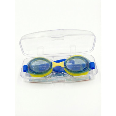Очки для плавания с футляром СИНИЙ