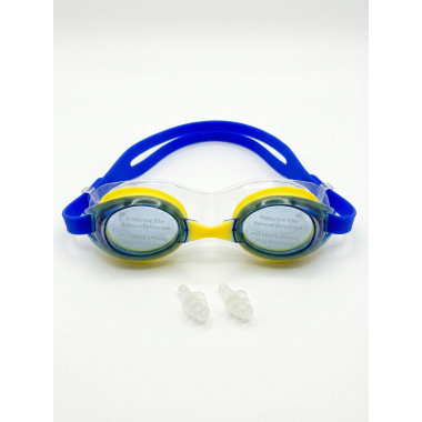 Очки для плавания с футляром СИНИЙ