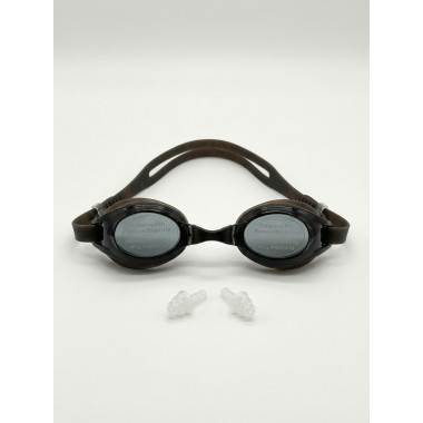 Очки для плавания с футляром ЧЕРНЫЙ
