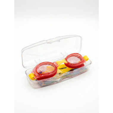 Очки для плавания с футляром РОЗОВЫЙ