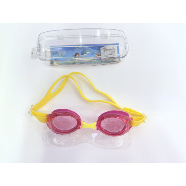 Очки для плавания с футляром РОЗОВЫЙ