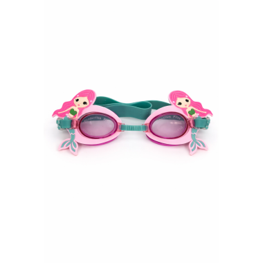 Шапочка для бассейна и очки для плавания "Русалочка"