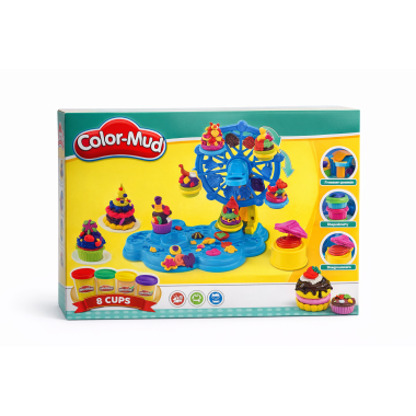 Набор "Праздник кекса"  + 8 банок теста для лепки.