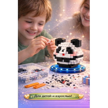 Конструктор 85115 Xiao Fang Le Tanlian "Панда" 629 дет. 10x13x7.5