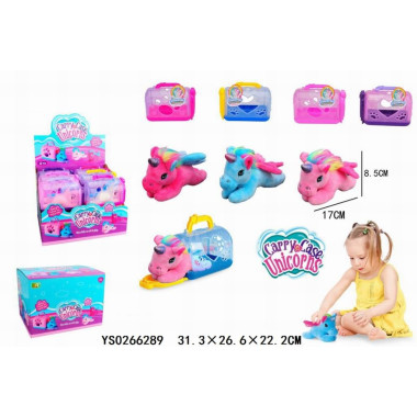 Плюшевые Пони в переносках 12 шт в д/б