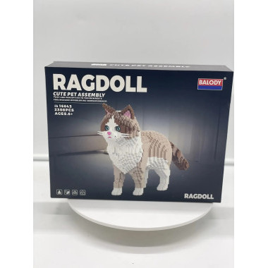 Конструктор Balody 16643 " Сиамский кот 2в1 " с функцией поглаживания и мяуканья 2307 дет.
