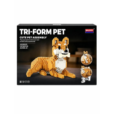 Конструктор Balody 16633 " Сибаину" 1079 дет. 3 В 1