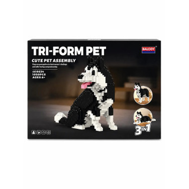 Конструктор Balody 16634 " Хаски" 1046 дет. 3 В 1