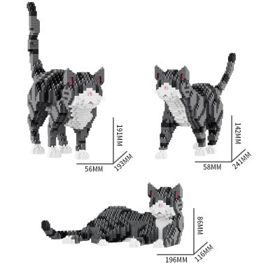 Конструктор Balody 16627 " Фигурка кошки 3в1" 1054 дет.