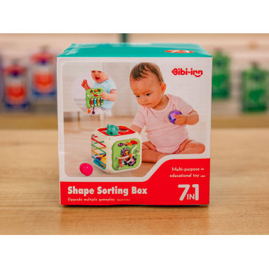 Куб бизиборд 7в1 15*15*15