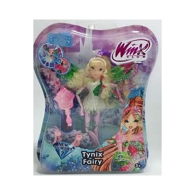 Кукла WINX Club 28см Сверкающие крылья 7я серия, в блестках в коробке 35.5х30х6см