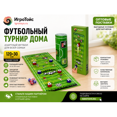 Настольная игра Футбольный турнир дома