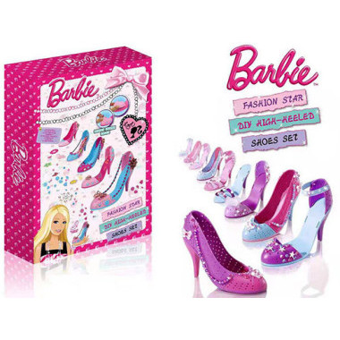 Набор для творчества Barbie Fashion Star – Создай свои модные туфельки 29х20х6.5