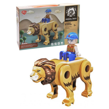 Конструктор 61131 «Львёнок» Animal World — 13 деталей, 3+