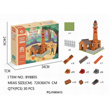 Конструктор DIY BY8805 "Маяк" 280 деталей, 34x24x7