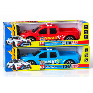 Полицейский пикап SWAT на радиоуправлении CHASER 1:16, 6+ 26х7х10 см