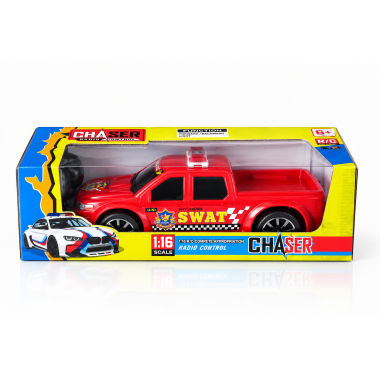 Полицейский пикап SWAT на радиоуправлении CHASER 1:16, 6+ 26х7х10 см