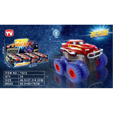 Машинка-внедорожник Trix Trux 4×4 со световыми эффектами, цвет в ассортименте (11х9х7)