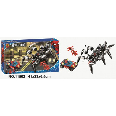 Конструктор LARI 11502 Super Heroes "Краулер Венома" 431 дет. 41х23х6.5 см