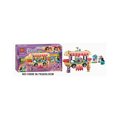 Конструктор BELA 10559 Френдс «Фургон с хот-догами» 249 дет. 36.7х.5.5х22см