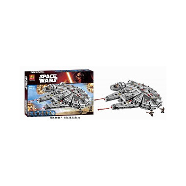 Конструктор BELA 10467 Star Wars "Сокол Тысячелетия" 1355 дет. 58х38х8см