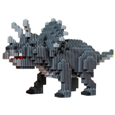 (КИЗ) Конструктор LINKGO 68298 Динозавр Трицератопс 13.5x15x8