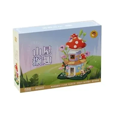 Конструктор Wonder Moon 805002 Грибной домик 1935 дет. 33.5x8.1x23.4 см