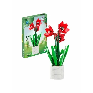 Конструктор Zuanma 101-15 Цветок Гиппеаструм 41x5.5x29