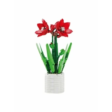 Конструктор Zuanma 101-15 Цветок Гиппеаструм 41x5.5x29