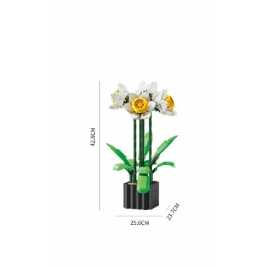 Конструктор Zuanma 101-11 Нарцисс 838 дет. 41x5.5x29