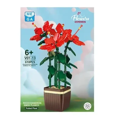 Конструктор Zuanma 101-13 Азалия 41x5.5x29, 618 дет.