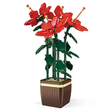 Конструктор Zuanma 101-13 Азалия 41x5.5x29, 618 дет.