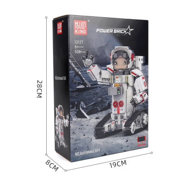 (КИЗ) Конструктор Mould King 13137 Робот-астронавт на радиоуправлении, 508 дет., 28x19x8 см