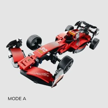 Конструктор iM.Master 5830 инерционный 2в1 (гоночная машина Формула F1 и внедорожник), 449 деталей, 31 x 23 x 7 см.