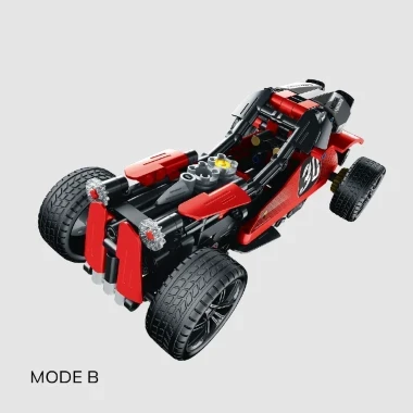 Конструктор iM.Master 5830 инерционный 2в1 (гоночная машина Формула F1 и внедорожник), 449 деталей, 31 x 23 x 7 см.