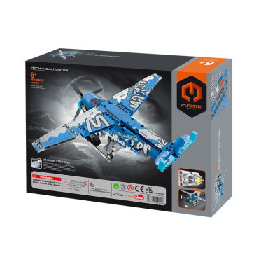 (КИЗ) Конструктор iM.Master STEM 6829 Техника Военный самолет, 323 дет., 31x23x7 см