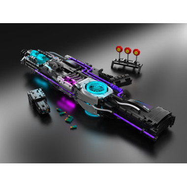 Конструктор iM.Master STEM 7813 Трансформер 2в1 (робот и космический бластер с пулями и мишенью), 2531 дет.