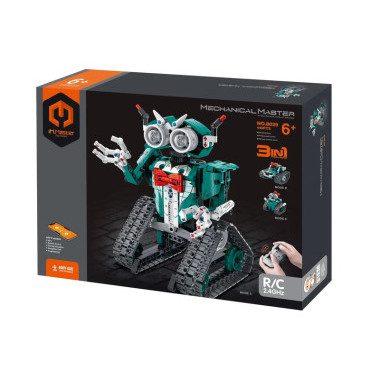 Конструктор iM.Master STEM 8029 Трансформер 3в1 на радиоуправлении (вездеход, 2 версии роботов), 460 дет.
