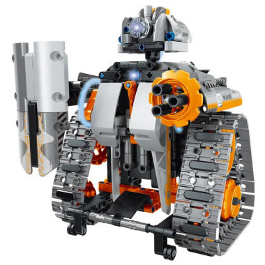 (КИЗ) Конструктор iM.Master STEM 8052 Трансформер 4в1 на радиоуправлении (робот, танк, трюковая машина, вездеход), 552 дет., 35x27x7 см