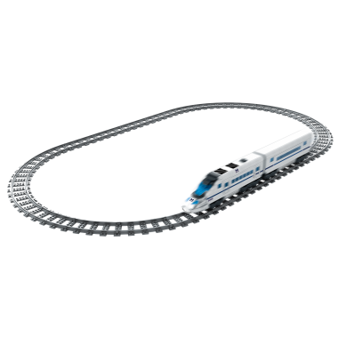(КИЗ) Конструктор iM.Master STEM 8068 Железная дорога с трамваем CRH Harmony CRH5A, 587 дет.
