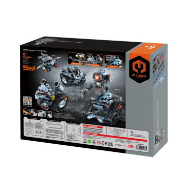 Конструктор iM.Master STEM 8063 Трансформер 5в1 на радиоуправлении с функцией подачи пара, 755 дет., 35X27X7