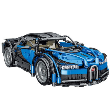(КИЗ) Конструктор Mork 023001-1 Гоночная машинка Bugatti 1:14, 1225 дет.