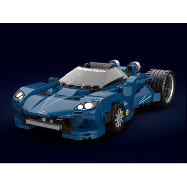 Конструктор Brick Cool KC022 Спортивная машинка Souped-Up Cool Car Blue Power 1:24, 294 дет., 29.7х18.9х8