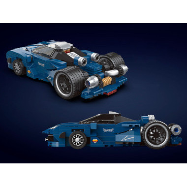 Конструктор Brick Cool KC022 Спортивная машинка Souped-Up Cool Car Blue Power 1:24, 294 дет., 29.7х18.9х8
