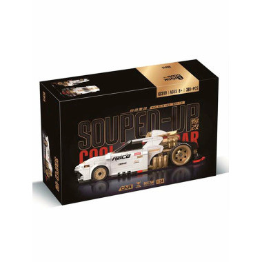 Конструктор Brick Cool KC019 Спортивная машина Souped-Up Cool Car Whirlwind White 1:24, 389 дет., 29.7х18.9х8