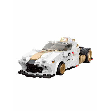 Конструктор Brick Cool KC019 Спортивная машина Souped-Up Cool Car Whirlwind White 1:24, 389 дет., 29.7х18.9х8