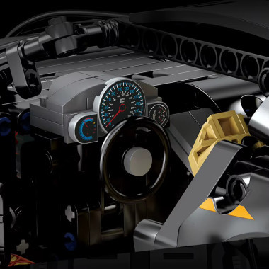 (КИЗ) Конструктор GBL KY1090 Спортивная машина Bugatti Supercar Flame Mecha 1311 дет., 62x42x9