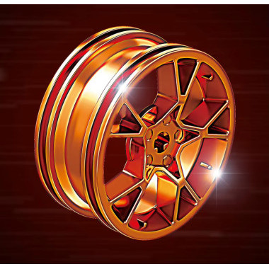 (КИЗ) Конструктор GBL KY1090 Спортивная машина Bugatti Supercar Flame Mecha 1311 дет., 62x42x9